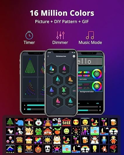 Auriglo Curtain Lights App Controlled
