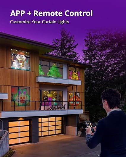 Auriglo Curtain Lights App Controlled