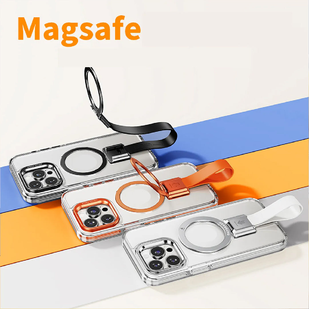 One band Anti-fall Magnetic Bracket iPhone Case