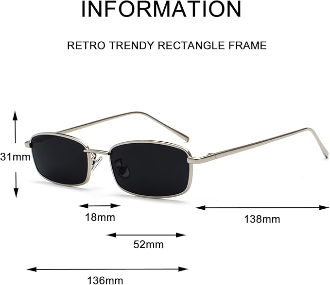 SlimMetal Black Tinted Sunglasses By Auriglo