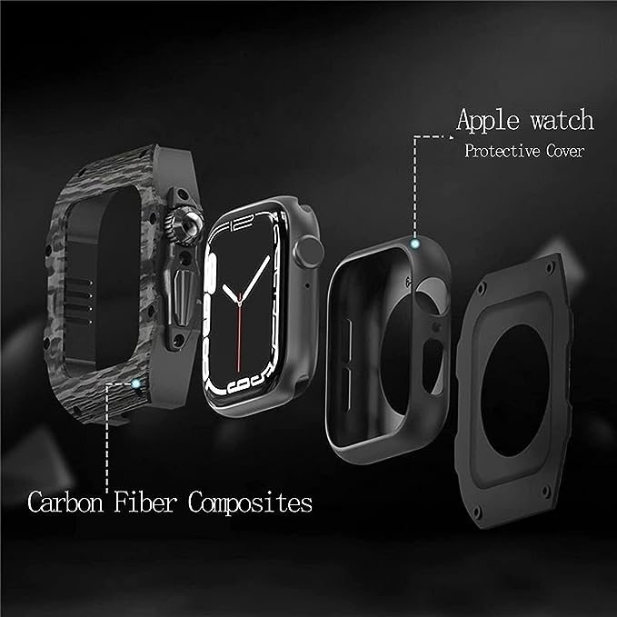Auriglo Style Luxury CARBON FIBRE CASE(44-45MM)