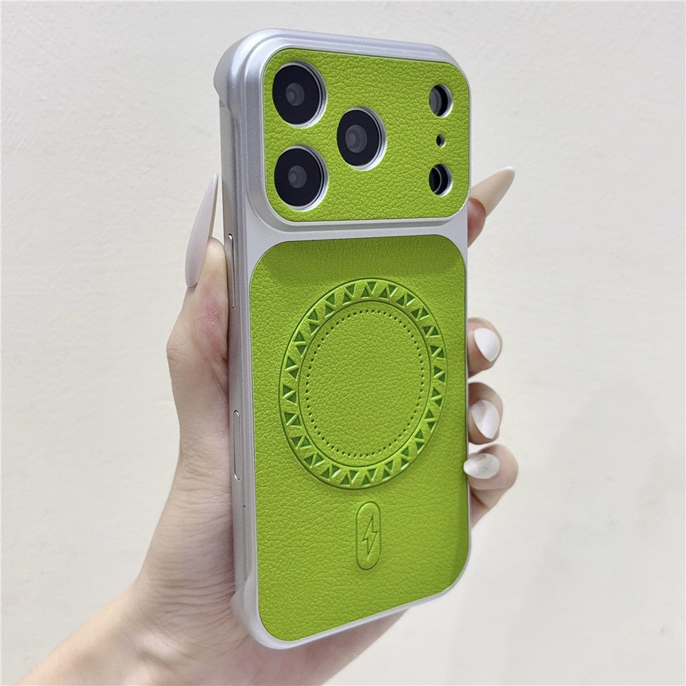 Borderless Litchi Texture PU Leather Case For iPhone