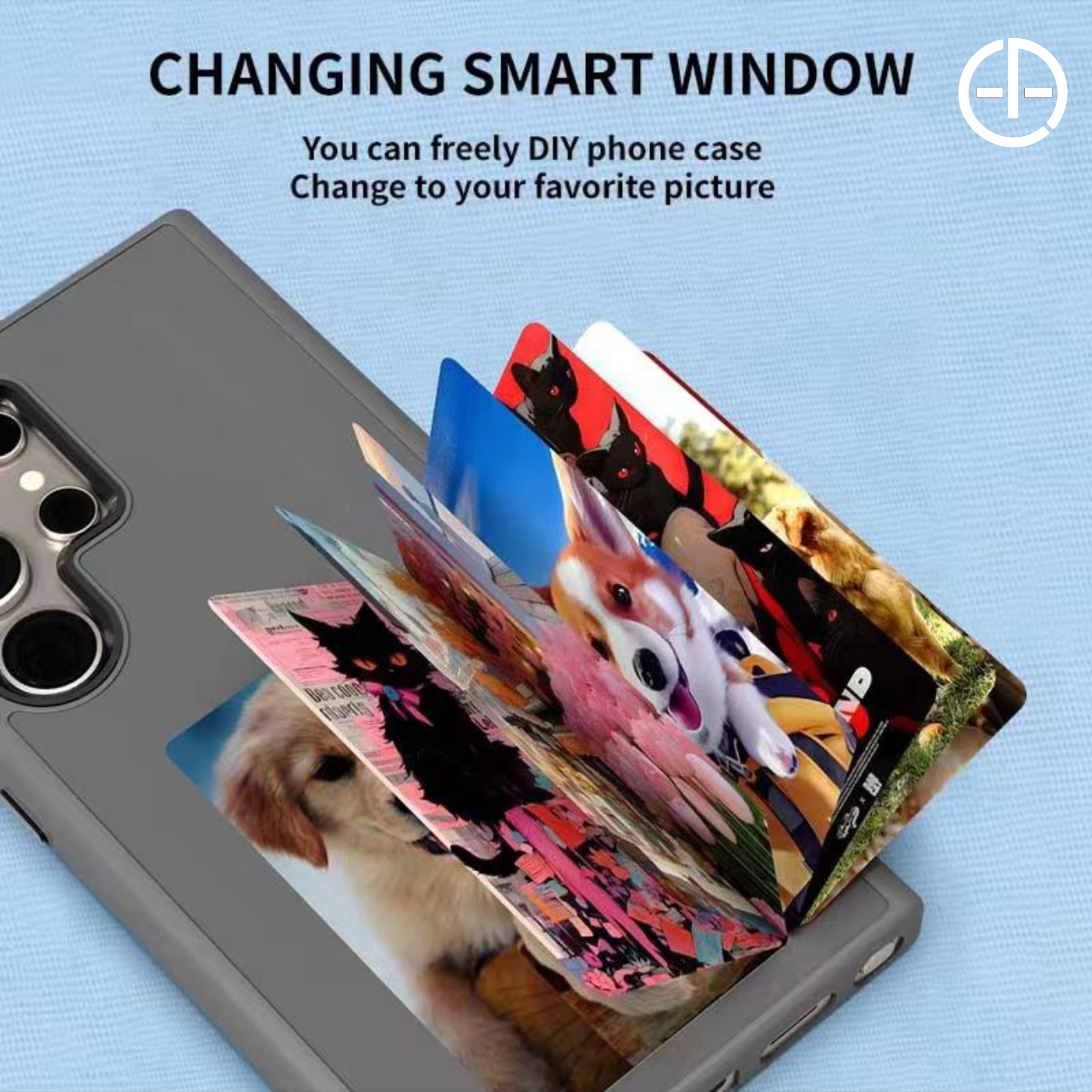 Smart DIY Magic Samsung Cover E-Ink Technology - NFC Enabled