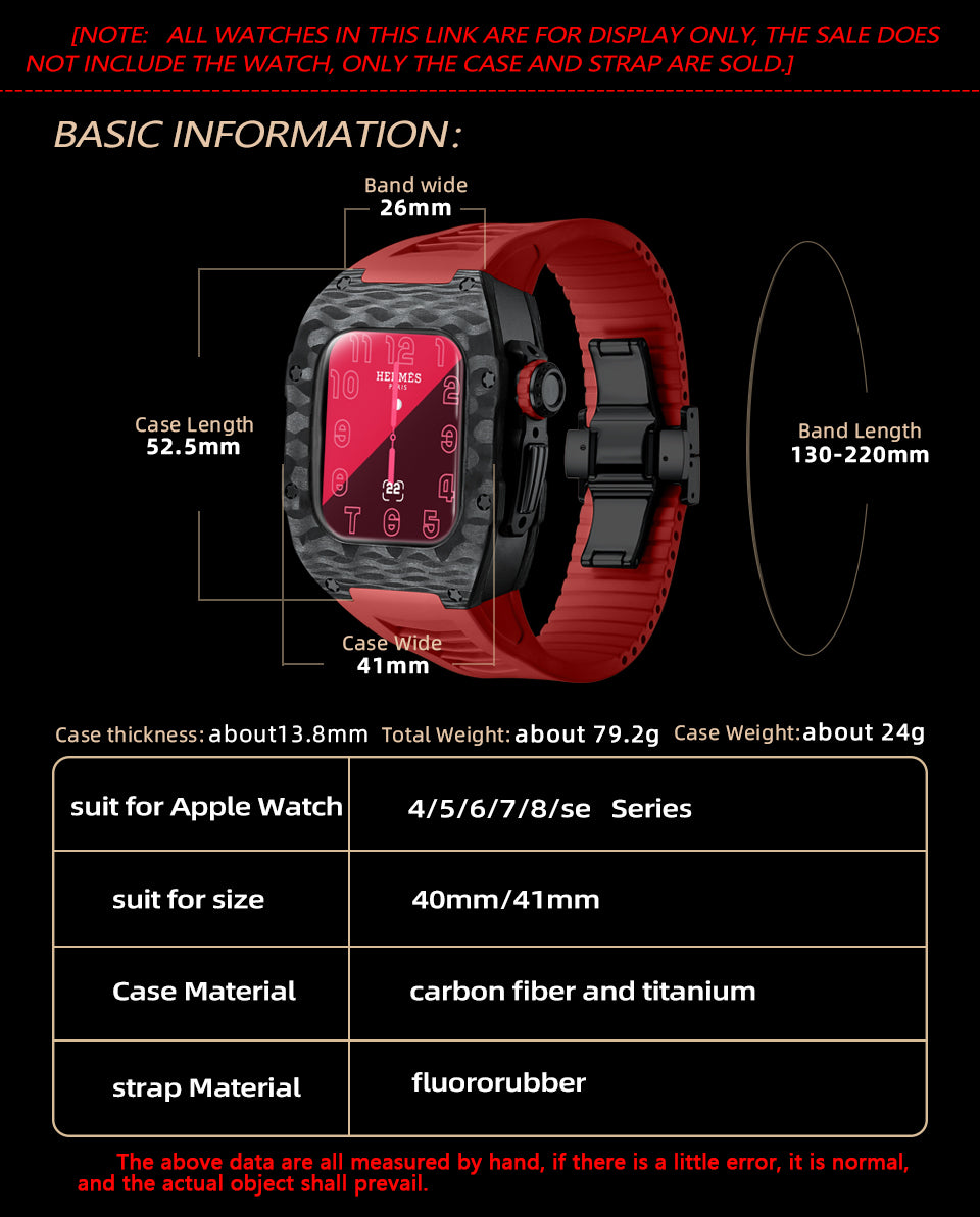Luxury Carbon Fibre Case (40/41 MM)