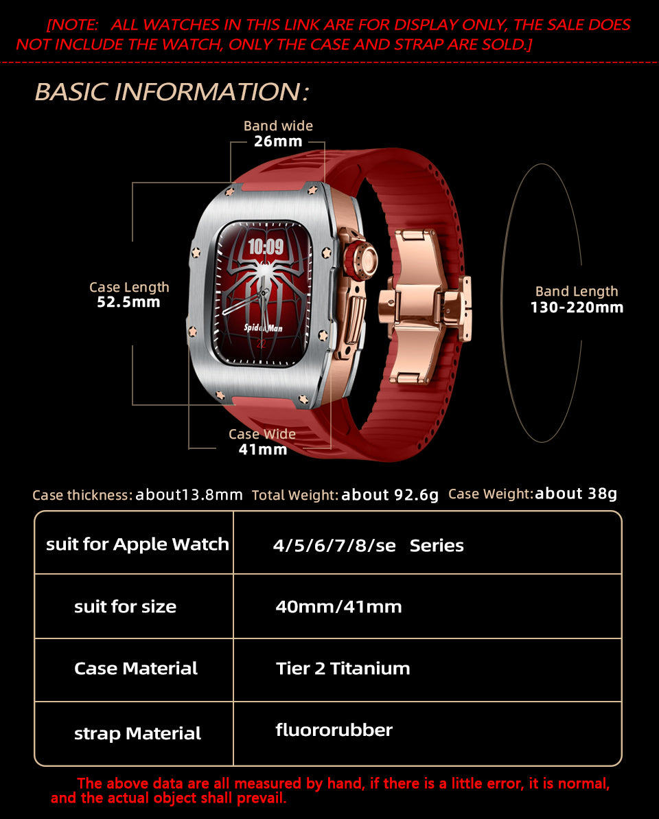 Style Luxury Titanium Satinless Steel Case (40/41 MM)