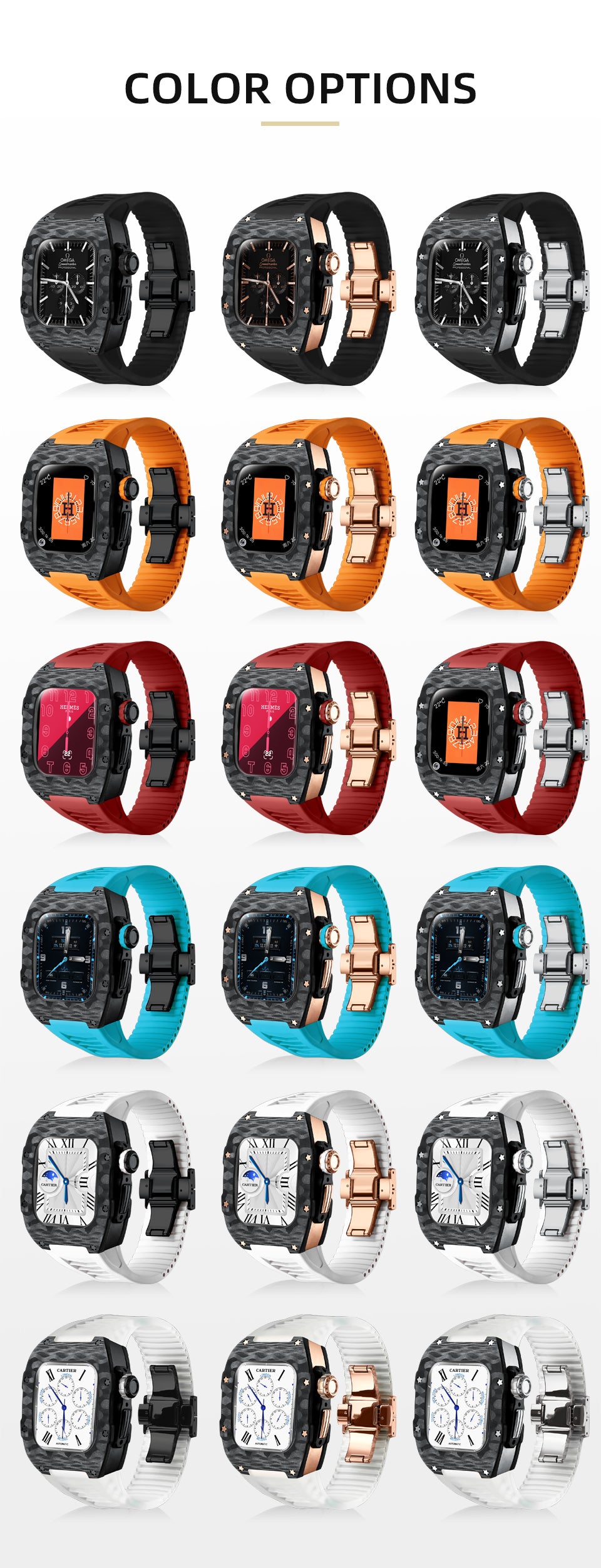 Luxury Carbon Fibre Case (40/41 MM)