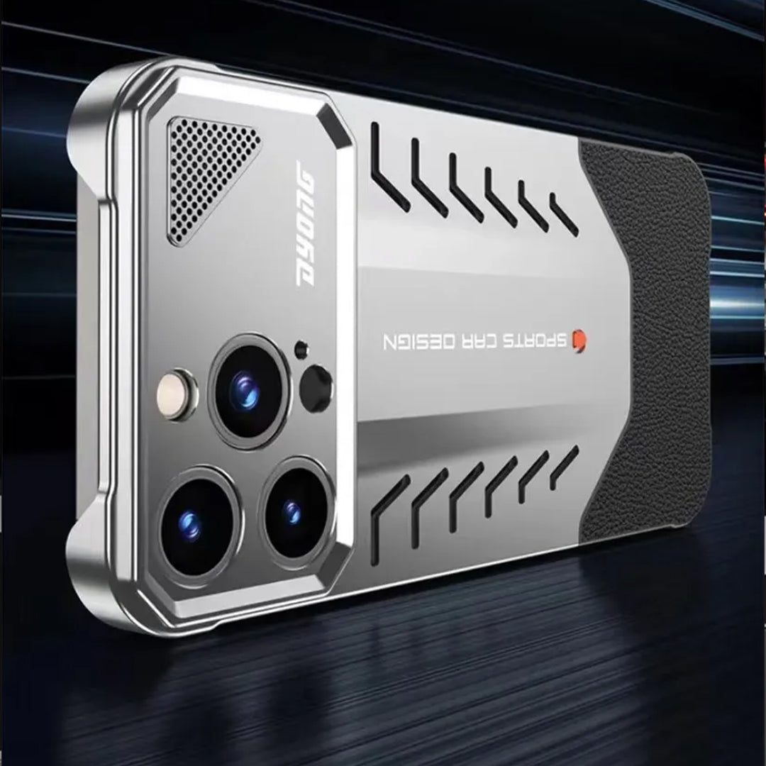 Supercar Design Metal Heat Dissipation iPhone Case