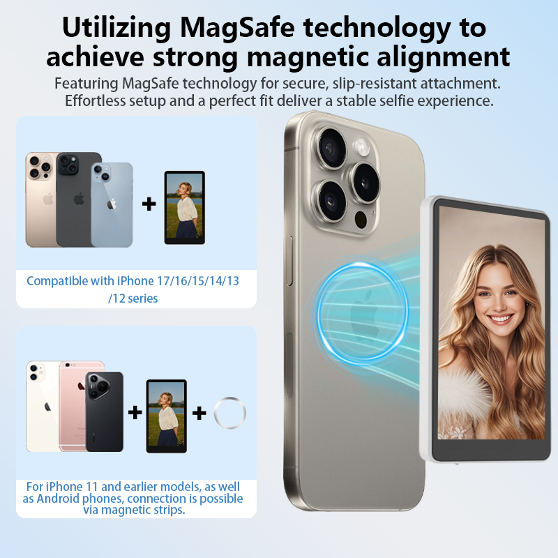 Ultra Vlog Selfie Monitor Screen For iPhone And Android