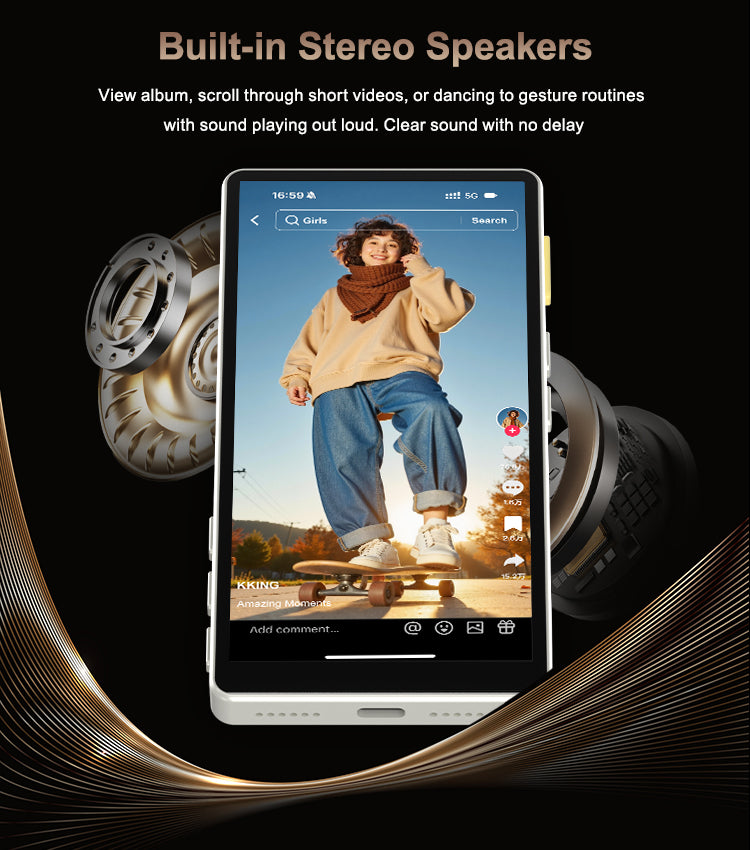 Pro Vlog Selfie Monitor Screen For iPhone And Android (bigger screen)