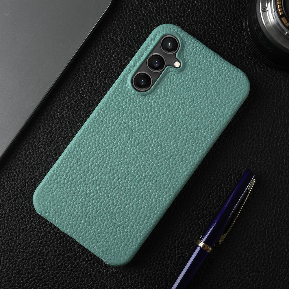 Luxury Real Leather S Series Phone Case For Samsung Z Fold (Lychee Pattern)