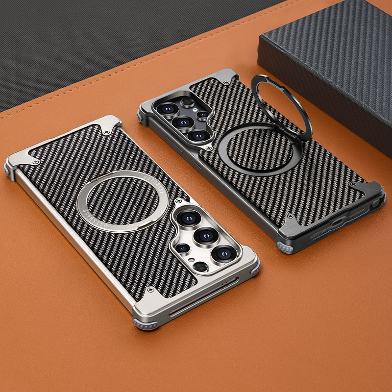 Anti-Collision Carbon Fiber Cover For Samsung
