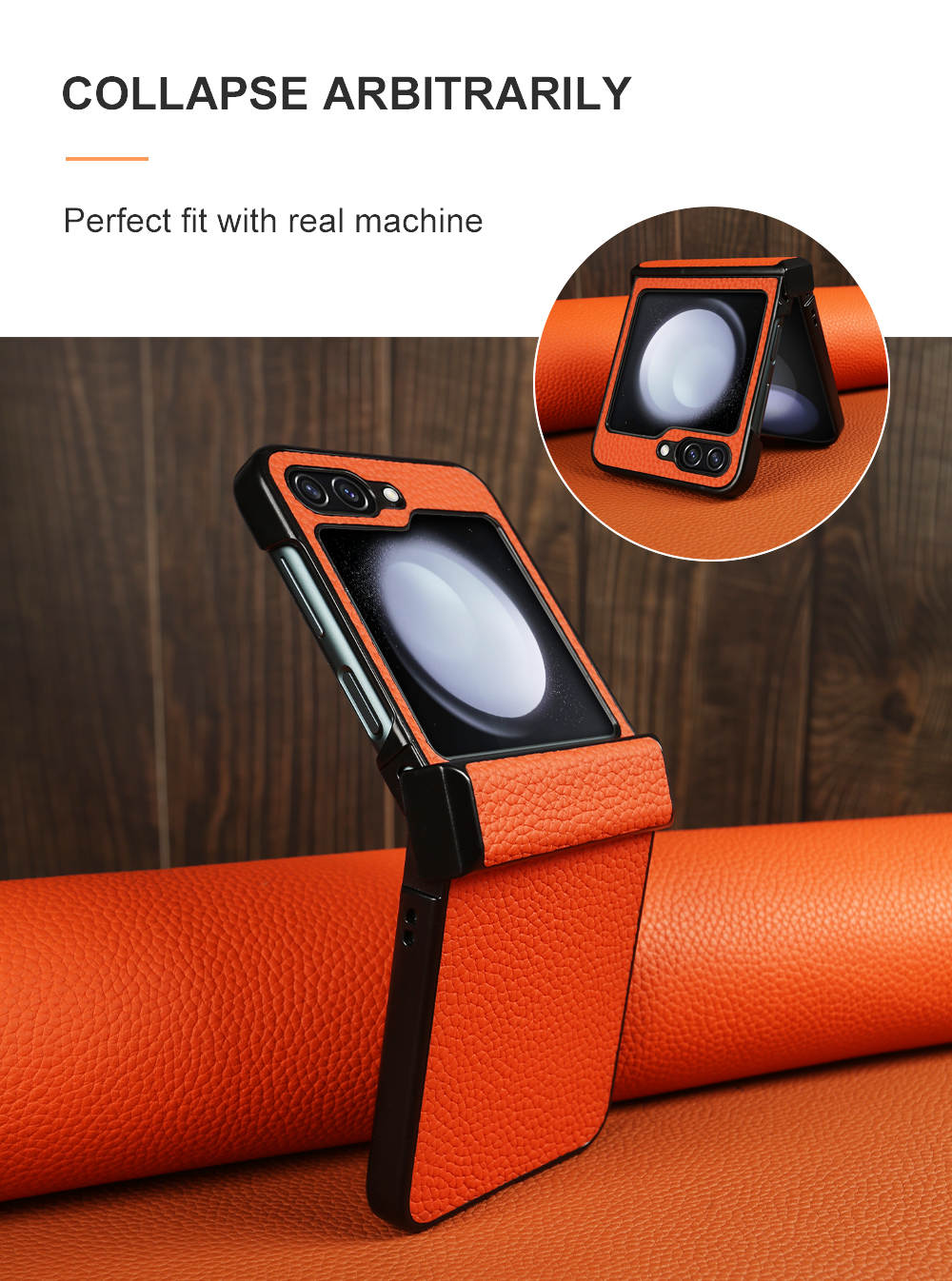 Luxury Real Leather Folding Flip Series Case For Samsung (Lychee Pattern)