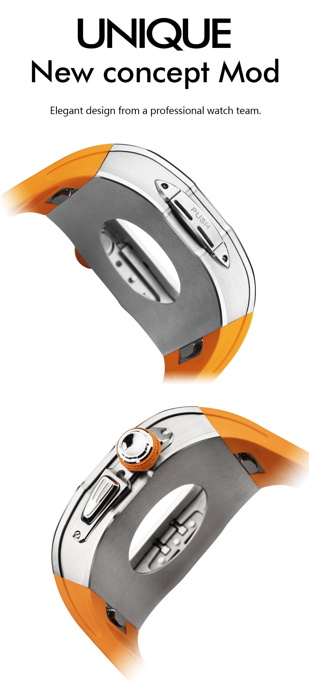 STARRY SS Series Watch Case 46mm (Silver)