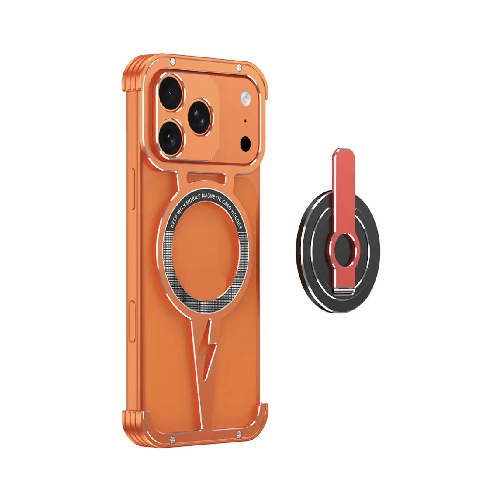 Flash Metal Case For iPhone