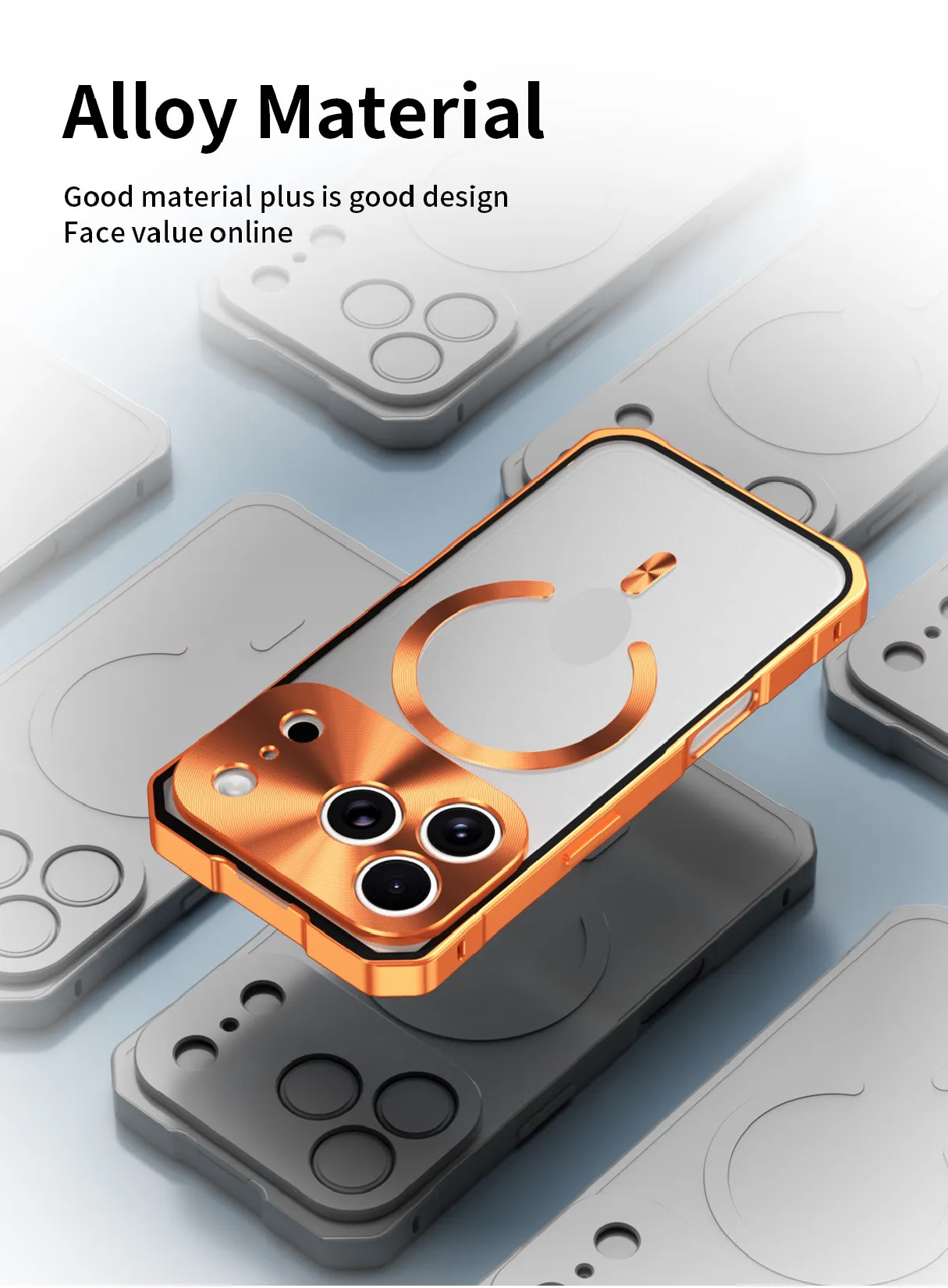 CuttedEdge Alloy Frame Case For iPhone