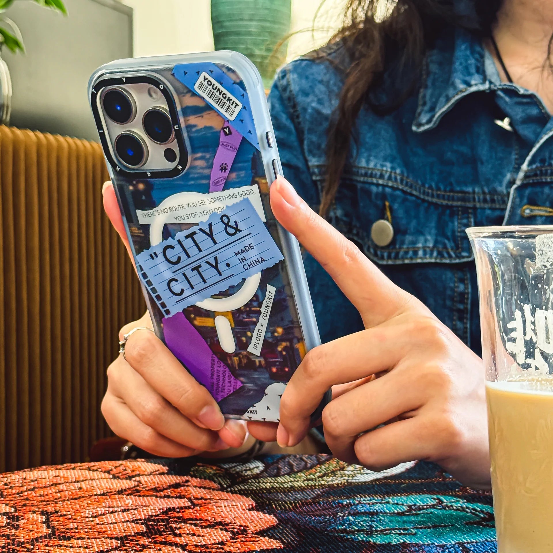 Urban Vibes Stick Art Case For iPhone