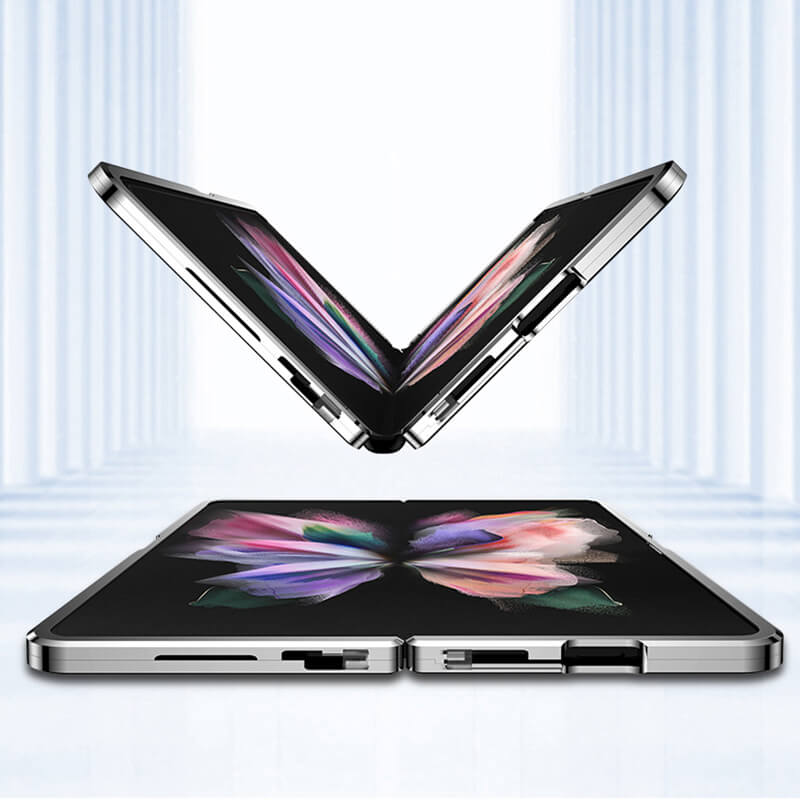 Brushed Metal Case For Samsung Fold