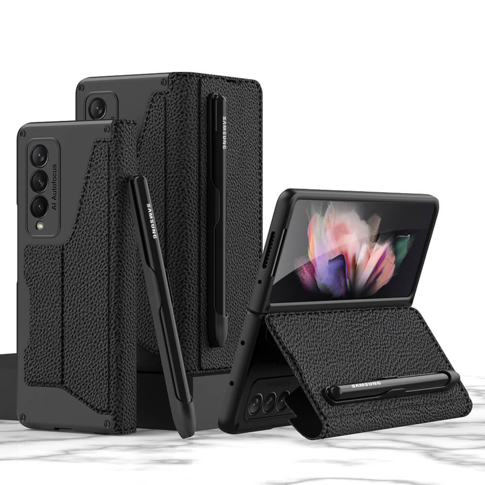 FlipArmor Leather Case For Samsung Fold