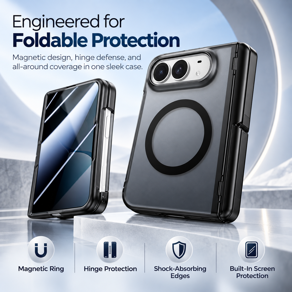 All Around Protective Case With Matte Finish For iPhone Duo