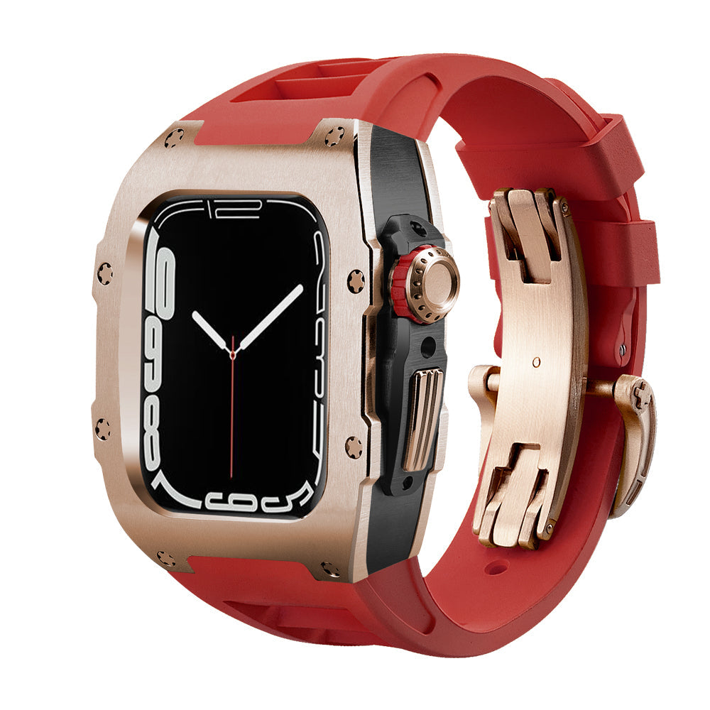 ICONIC TI Series Watch Case 44/45mm (Titanium Onyx Blush)