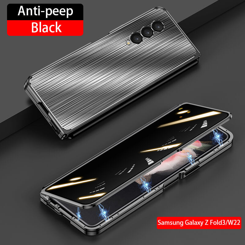 Brushed Metal Case For Samsung Fold