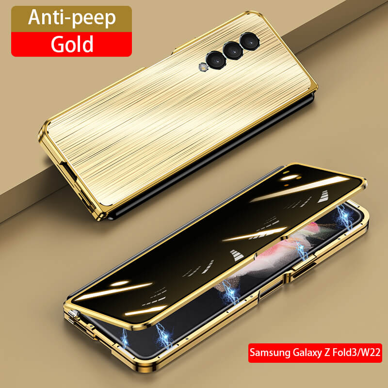 Brushed Metal Case For Samsung Fold