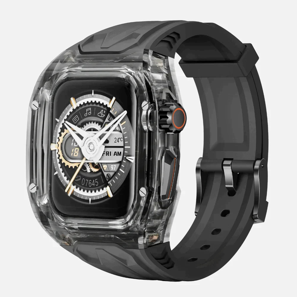 42MM Crystal Clear Edition - Black - Orange