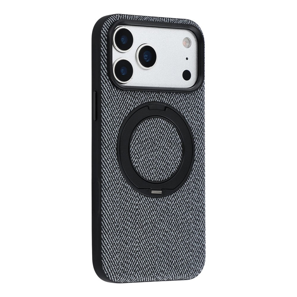 Herringbone Magnetic Ring Stand Case for iPhone