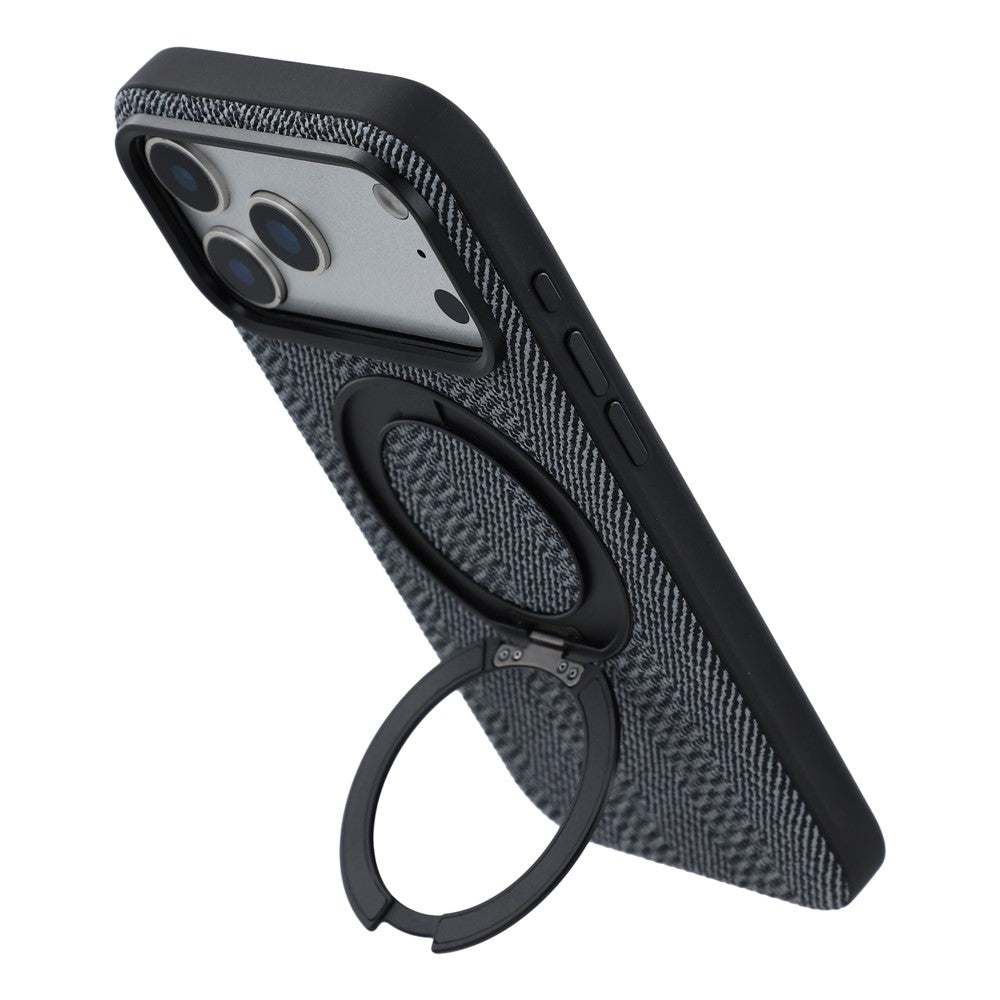 Herringbone Magnetic Ring Stand Case for iPhone