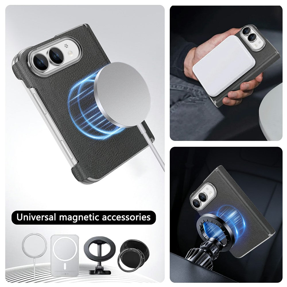 Hard PC PU Leather Case For iPhone Duo