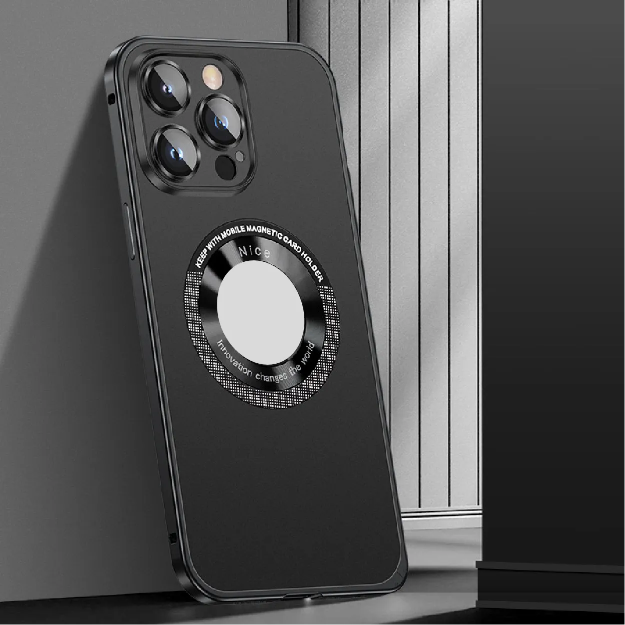 Metal Hollow Magnetic Case For iPhone