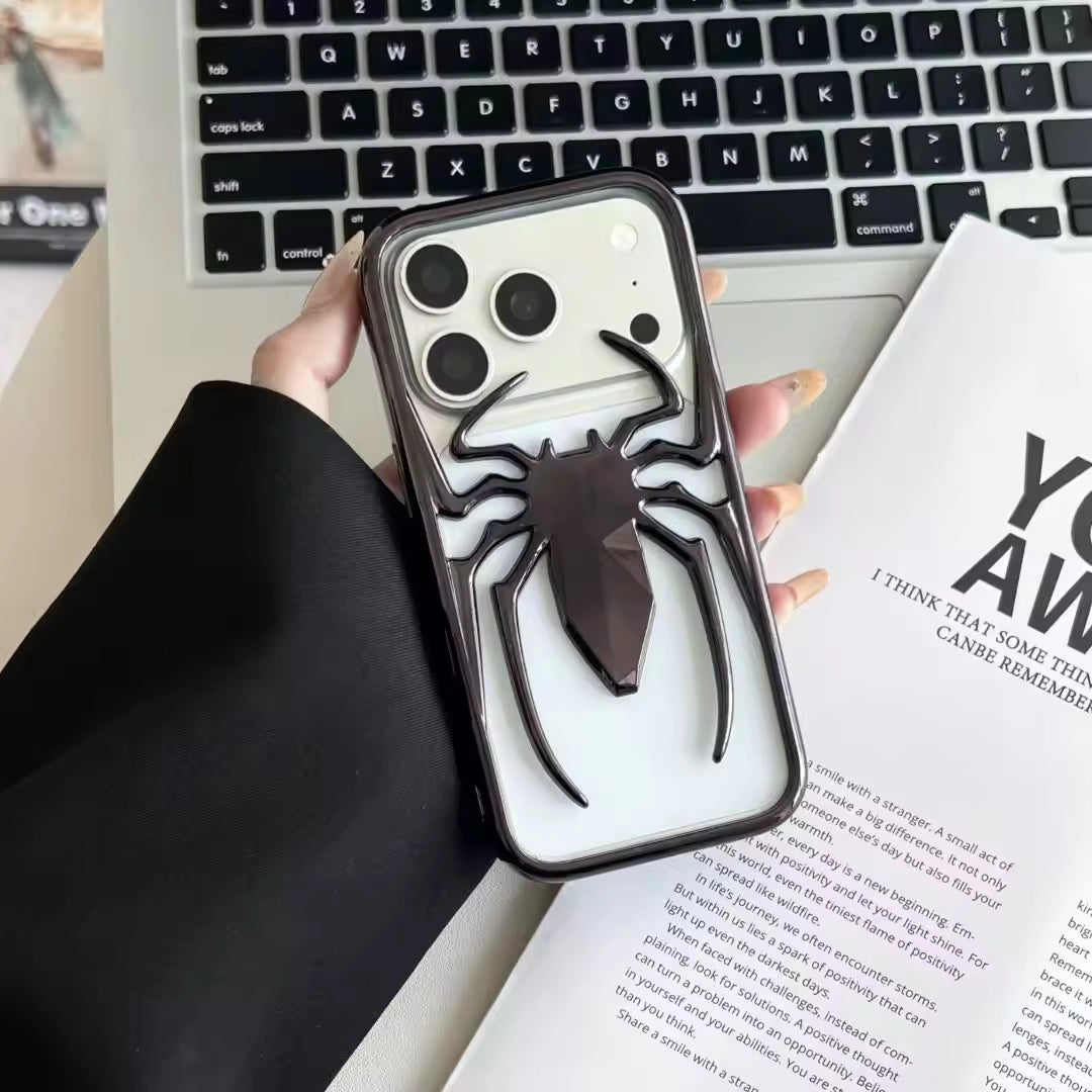 3D Spider Hollow Case For iPhone