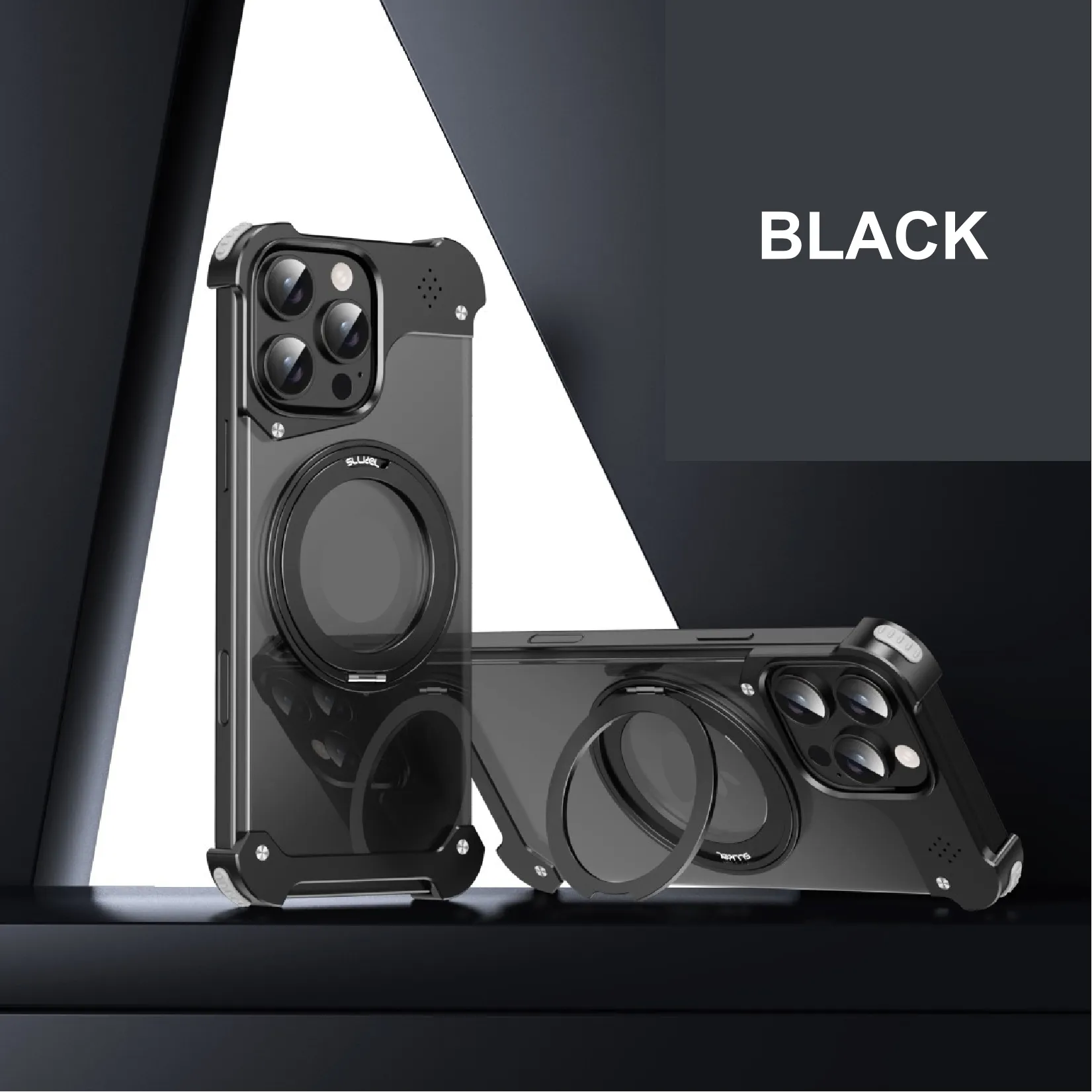 Aroma Transparent Metal Case For iPhone