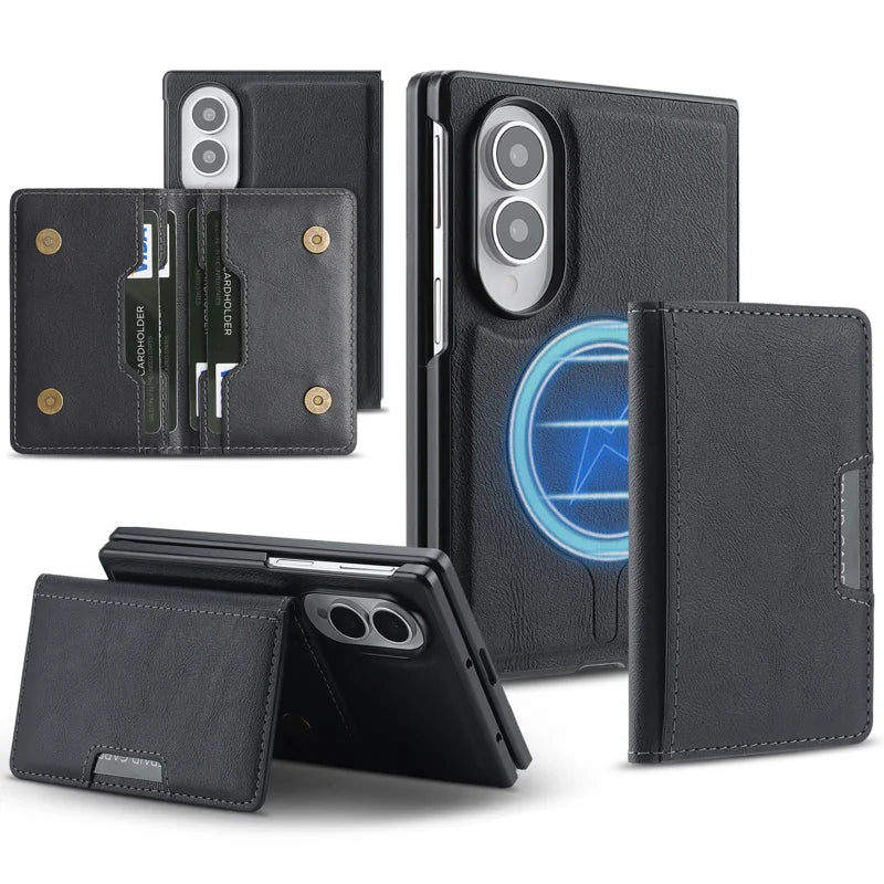 Bifold Card Holder Case For Samsung Fold