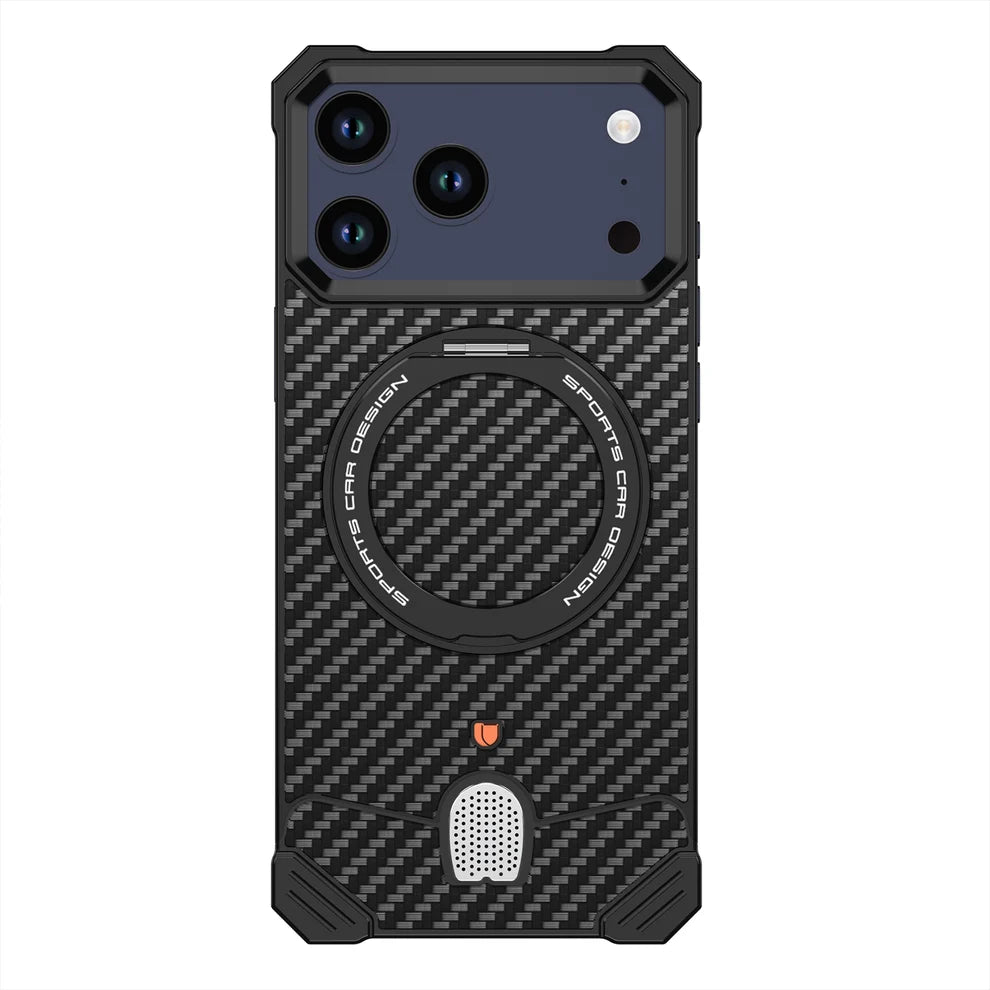 CarbonFiber Texture Hypercar Design Case For iPhone