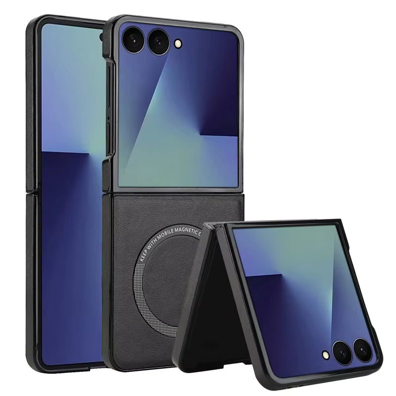 LeatherRIng Case For Samsung Flip