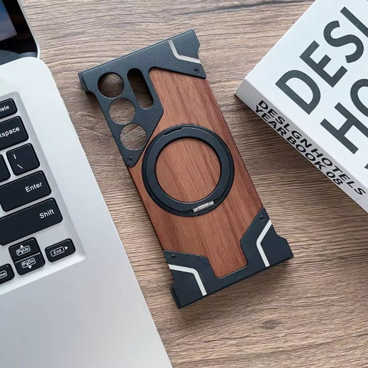 Metal + Wood Samsung Case