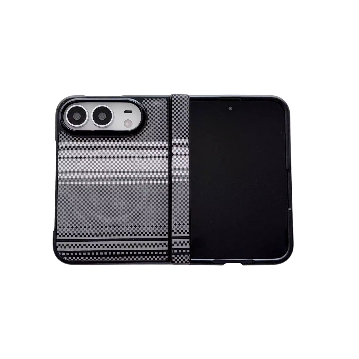 Colour Magnetic Carbon Fiber Case For iPhone Duo