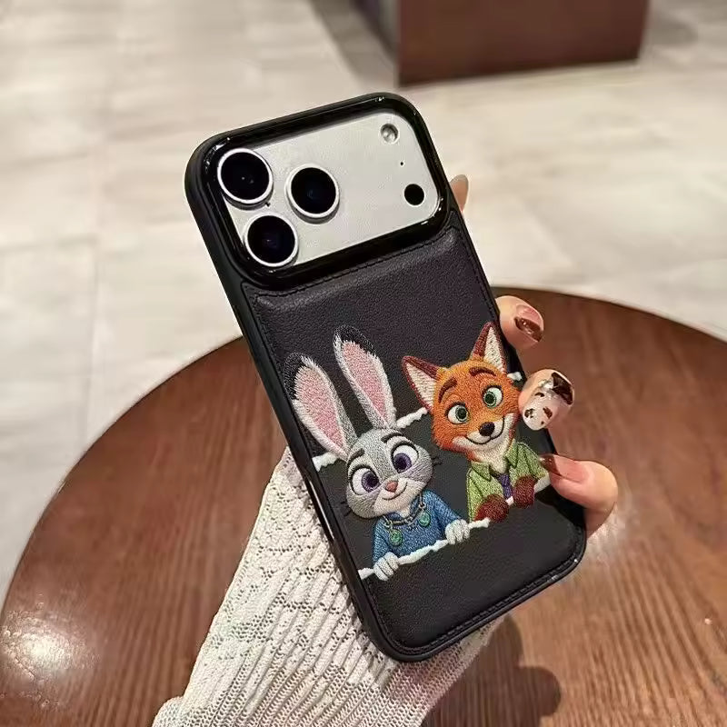Zootopia Embroidered iPhone Case