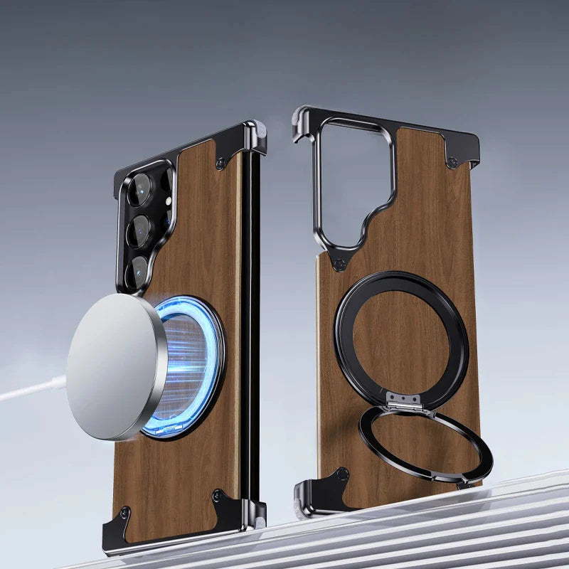 Auriglo Walnut Lens Protection - Samsung Case