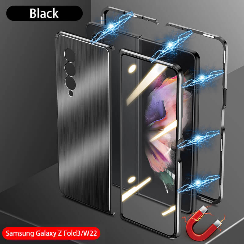 Brushed Metal Case For Samsung Fold