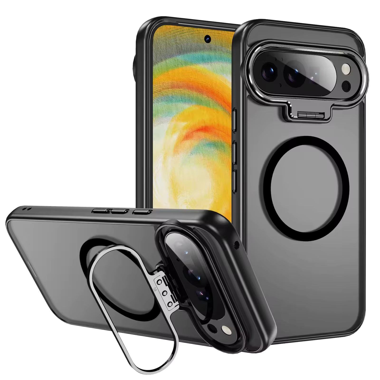 Metal LensStand Case For Google Pixel