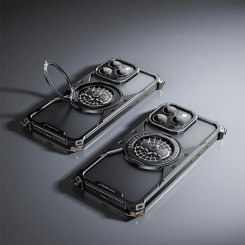BatmanWeb Metal Ring Stand Case For iPhone
