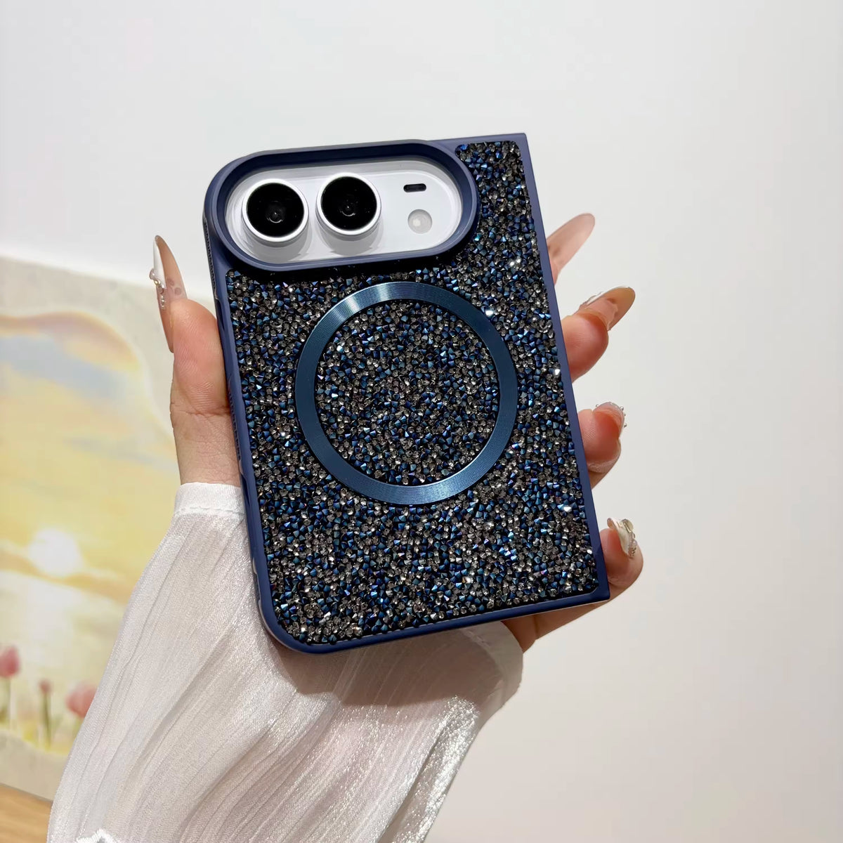 Glitter Diamond Hard Phone Case for iPhone Duo