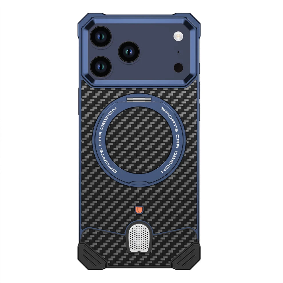 CarbonFiber Texture Hypercar Design Case For iPhone