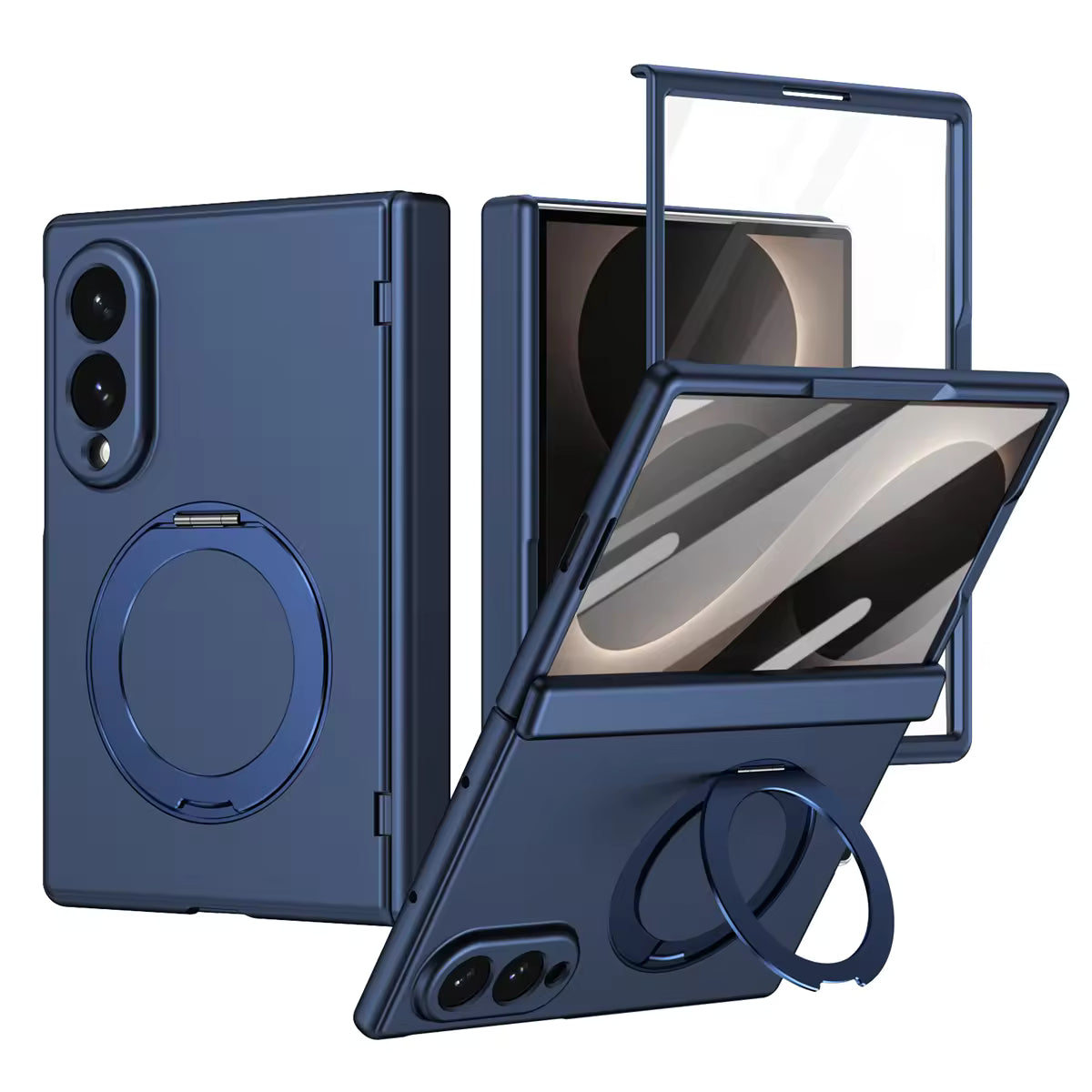 Color PC With Stand Case For iPhone