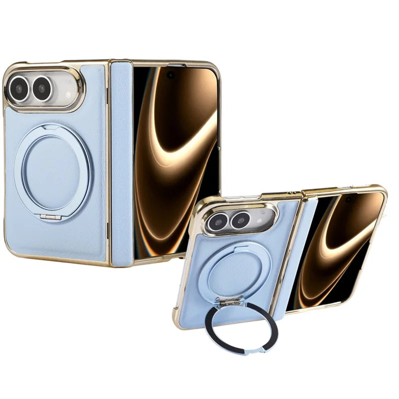 Leather Kickstand Case For iPhone Duo