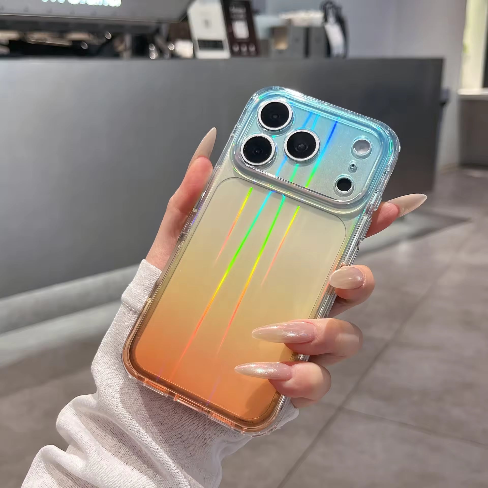 Clear Gradient Case For iPhone