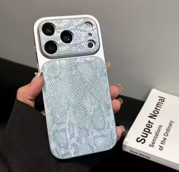 Premium Snake Texture Case For iPhone