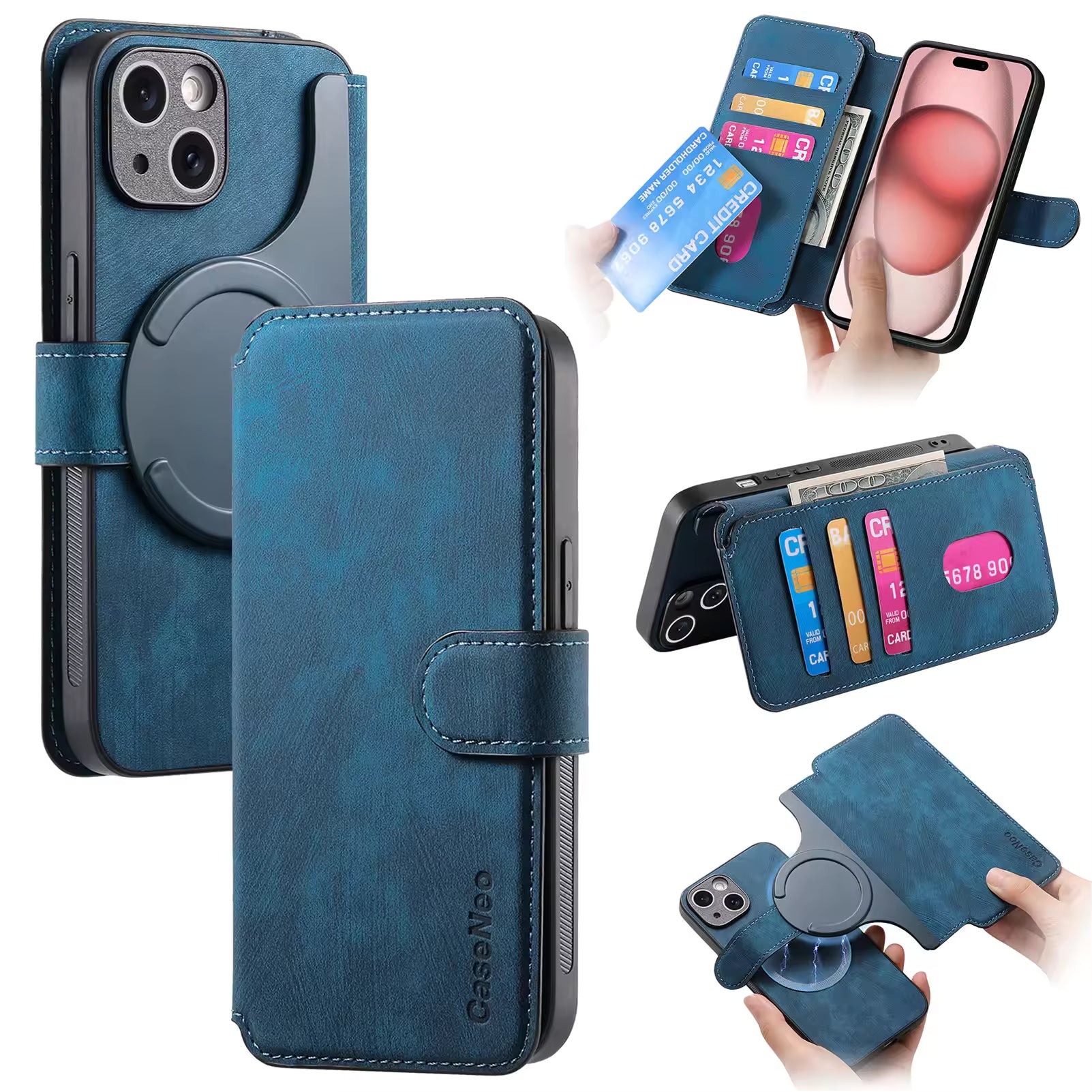 Detachable Flip Case For iPhone